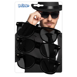 Párty brýle černé blues 3 ks